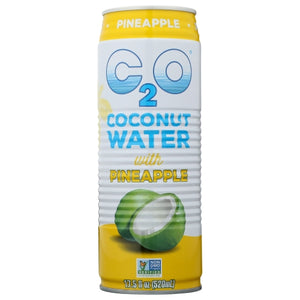 Coconut Wtr Pinapl Pulp Case of 12 X 17.5 Oz by C20 Pure Coconut Water