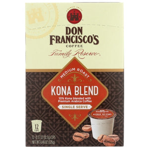 Don Francisco, Coffee Kona Blnd Ss, 12 Count(Case Of 6)