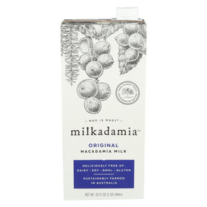 Milkadamia, Mac Adamia Milk Original, 32 Oz(Case Of 6)