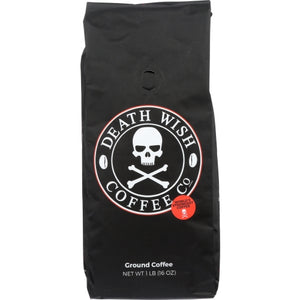 Death Wish Coffee, Coffee Grnd 16Oz Bg, 1 Lb(Case Of 6)