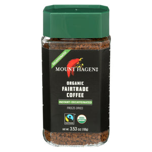 Mount Hagen, Organic Fairtrade Instant Decaffeinated Coffee, 3.53 Oz(Case Of 6)