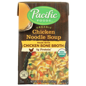 Pacific Foods, Soup Chkn Ndl Bone Br Org, 17 Oz(Case Of 12)