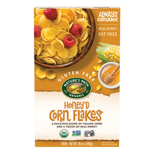 Natures Path, Organic Honey'D Corn Flakes, 10.6 Oz