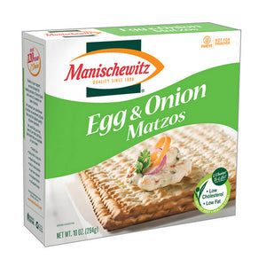 Manischewitz, Egg And Onion Matzo, 10 Oz(Case Of 12)