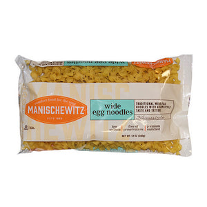 Manischewitz, Wide Egg Noodles, 12 Oz(Case Of 12)