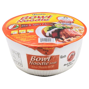 Paldo, Noodle Bowl Hot & Spicy, 3.03 Oz(Case Of 12)