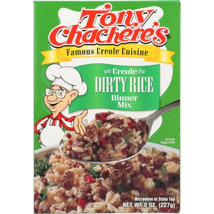 Tony Chachere's, Dirty Rice Dinner, 8 Oz(Case Of 12)