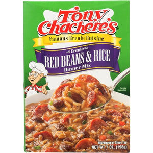 Tony Chachere's, Red Beans And Rice, 7 Oz(Case Of 12)