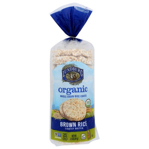 Lundberg, Organic Brown Rice Cakes Lightly Salted, 8.5 Oz(Case Of 6)