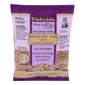 Tinkyada, Brown Rice Elbow Pasta Gluten Free, 16 Oz(Case Of 12)