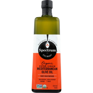 Oil Olive Xvrgn Mediterran Org Case of 6 X 33.8 Oz by Spectrum Naturals
