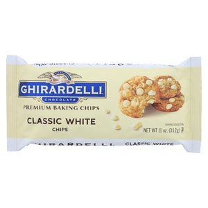 Ghirardelli, Cl Assic White Chips, Case of 12 X 11 Oz