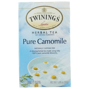Twinings, Herbal Tea Pure Camomile, 20 Bags(Case Of 6)