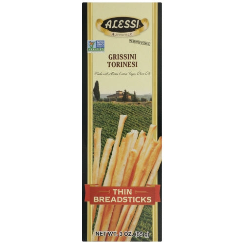 Alessi, Thin Breadsticks, 3 Oz(Case Of 12)