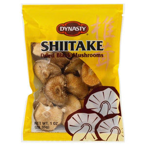 Dynasty, Black Shiitake Mushrooms, 1 Oz(Case Of 12)