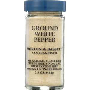 Morton & Bassett, Pepper White Grnd, 2.3 Oz(Case Of 3)