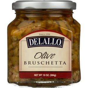 Delallo, Olive Bruschetta, 10 Oz(Case Of 6)