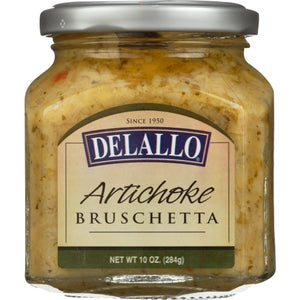 Delallo, Artichoke Bruschetta, 10 Oz(Case Of 6)