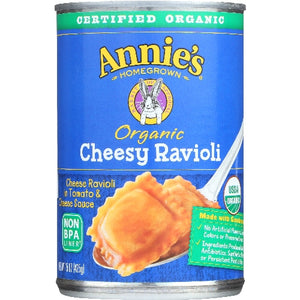 Annie's Homegrown, Pasta Ravioli Cheesy Org, Case of 1 X 15 Oz