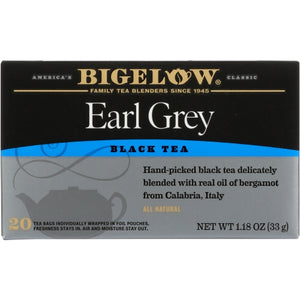 Earl Grey Black Tea 20 Bags (Case of 6) by Bigelow