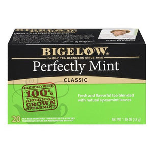 Bigelow, Plantation Mint Classic Tea, 1.18 Oz(Case Of 6)