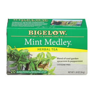 Bigelow, Mint Medley Herbal Tea, 1.3 Oz(Case Of 6)