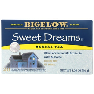 Bigelow, Sweet Dreams Herbal Tea, 1.09 Oz(Case Of 6)