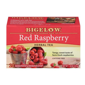 Bigelow, Red Raspberry Herbal Tea, 1.18 Oz(Case Of 6)