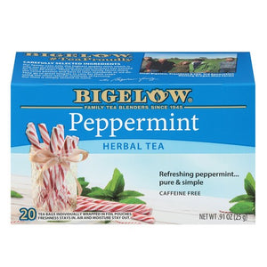 Bigelow, Peppermint Herbal Tea, 0.91 Oz