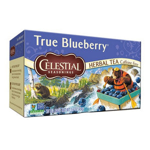Celestial Seasonings, Herbal Tea Caffeine Free True Blueberry, 20 Bags(Case Of 6)