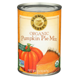 Farmers Market Foods, Organic Pumpkin Pie Mix, 15 Oz(Case Of 12)
