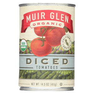 Muir Glen, Organic Tomatoes  Diced, Case of 12 X 14.5 Oz