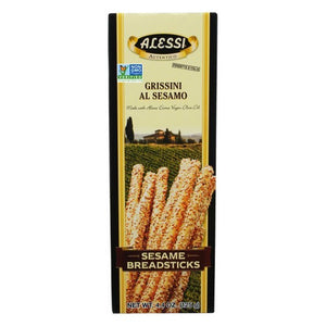 Alessi, Sesame Breadsticks, 4.4 Oz(Case Of 12)