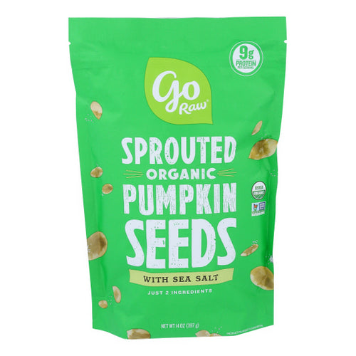 Go Raw, Go Raw Sprouted Seeds Pumpkin With Celtic Sea Salt, 14 Oz(Case Of 6)
