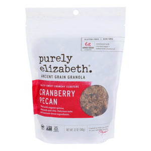 Purely Elizabeth, Cranberry Pecan Ancient Grain Granola Cereal, 12 Oz(Case Of 6)
