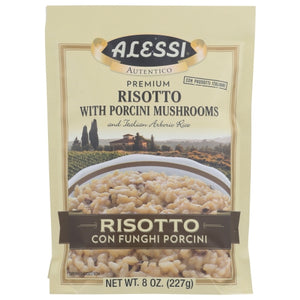Alessi, Risotto With Porcini Mushrooms, 8 Oz(Case Of 6)