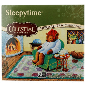 Celestial Seasonings, Sleepytime Herbal Tea Caffeine Free, 40 Bags(Case Of 6)