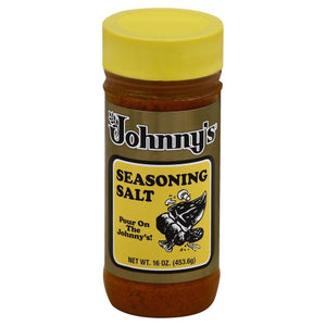 Johnnys Fine Foods, Ssnng Salt, 16 Oz(Case Of 12)