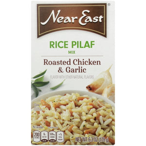 Near East, Roasted Chicken And Garlic Rice Pilaf, 6.3 Oz(Case Of 12)
