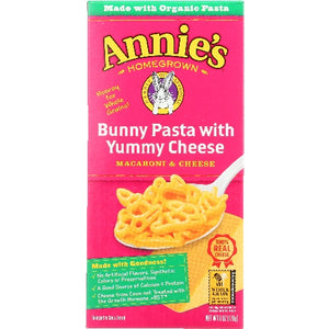 Annie's Homegrown, Macaroni And Cheese Bunny Pasta, 6 Oz