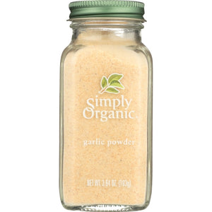 Simply Organic, Ssnng Garlic Pwdr Org Btt, 3.64 Oz(Case Of 6)