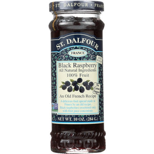 St.Dalfour, Black Raspberry Fruit Spread, 10 Oz(Case Of 6)
