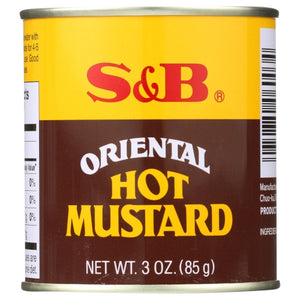 S & B, Mustard Pwdr Oriental Hot, 3 Oz