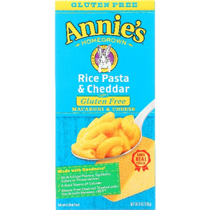 Annie's Homegrown, Rice Pasta And Cheddar Macaroni And Cheese, 6 Oz(Case Of 12)