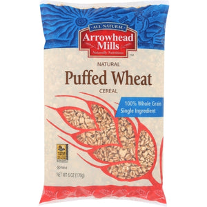 Arrowhead Mills, Whole Grain Puffed Wheat Cereal, 6 Oz(Case Of 12)