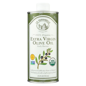 La Tourangelle, Or Ganic Extra Virgin Olive Oil, Case of 6 X 750 ml