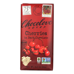 Chocolove, Premium Chocolate Bar  Organic Dark Chocolate  Fair Trade, Case of 12 X 3.2 Oz