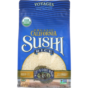 Lundberg, Organic California Sushi Rice, 32 Oz(Case Of 6)