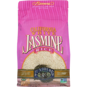 Lundberg, California White Jasmine Rice, 32 Oz(Case Of 6)