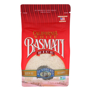 Lundberg, California White Basmati Rice, 32 Oz(Case Of 6)